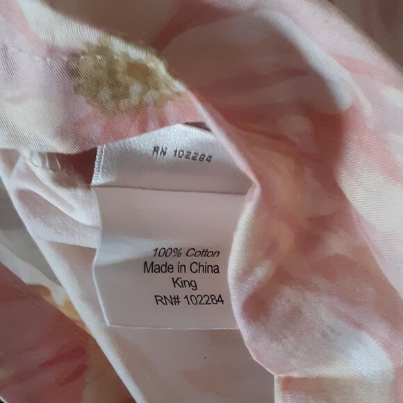 Gorgeous Linen Source Daisy King 100% Cotton Duvet Cover $365. NO SHAMS - Picture 13 of 16